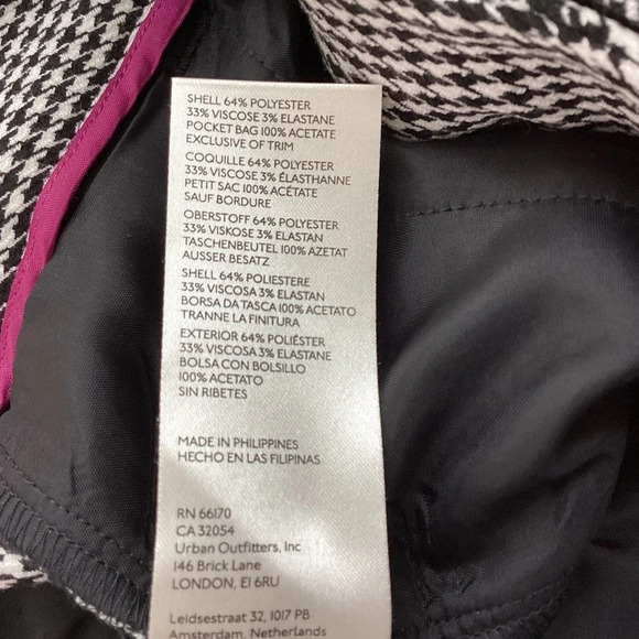 Maeve By Anthropologie Houndstooth Cuff Pants Size 0P - Picture 7 of 7